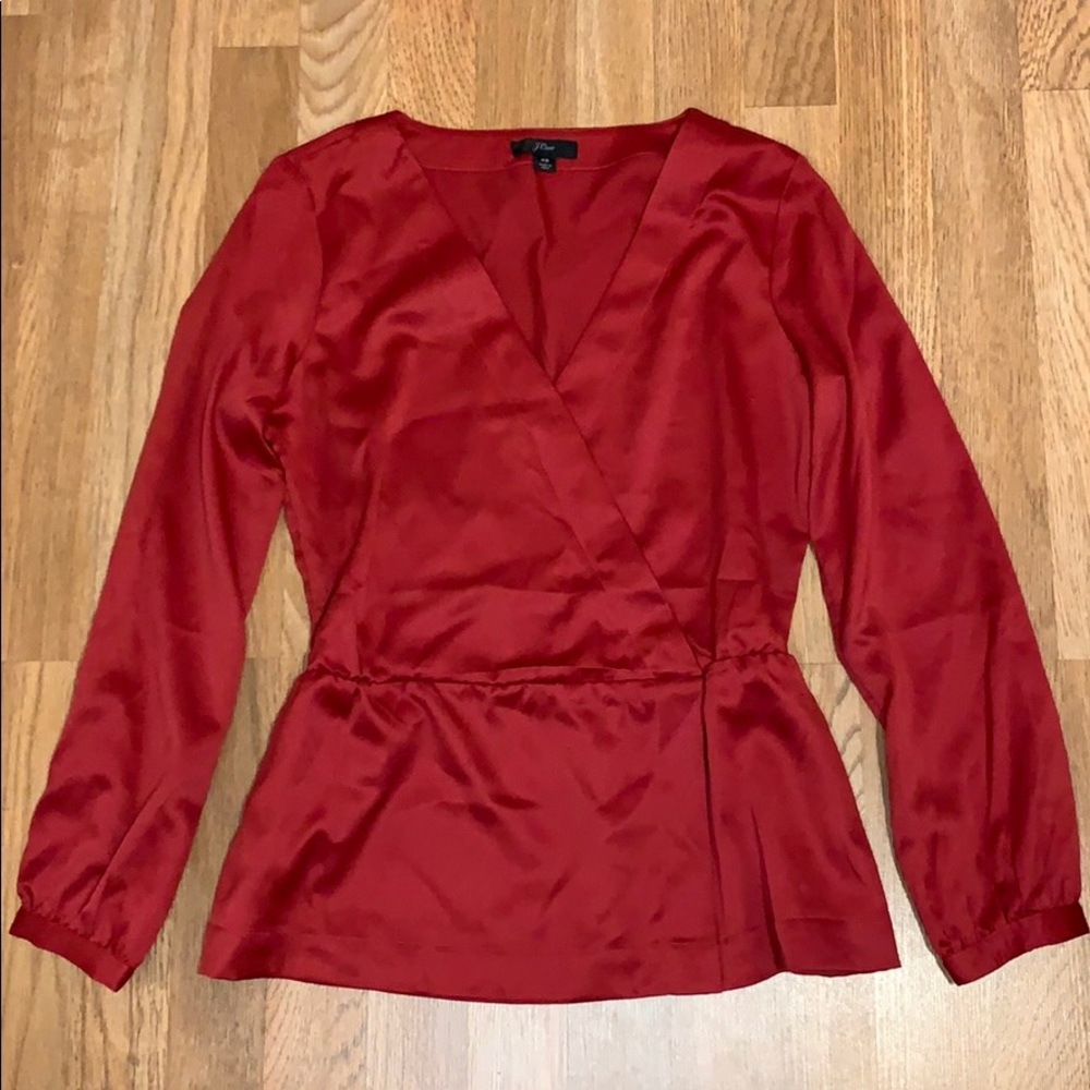 Satin long sleeve